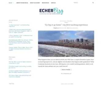 Echer.org(Early Career Higher Education Researchers) Screenshot