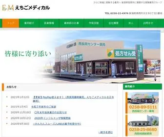 Echigo-Med.co.jp(えちごメディカル) Screenshot