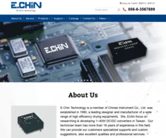 Echin.com.tw(Taiwan DC/DC Converter) Screenshot