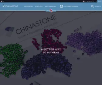 Echinastone.com(High-precision cut calibrated gemstones) Screenshot