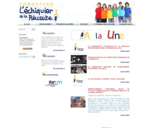 Echiquierdelareussite.org(Accueil) Screenshot