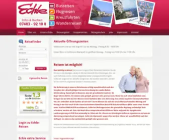 Echle-Reisen.de(Echle-Reisen GmbH) Screenshot