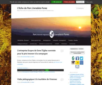 Echo-Livradois-Forez.org(L'Echo du Parc Livradois) Screenshot