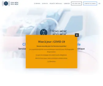 Echo-Medic.com(Clinique) Screenshot