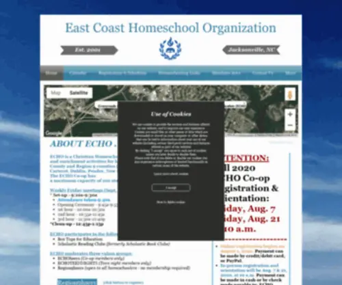 Echo-Onslow.org(East Coast Homeschool Organization (ECHO)) Screenshot