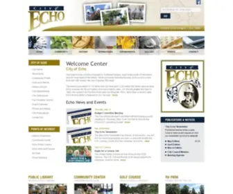 Echo-Oregon.com(City of Echo) Screenshot