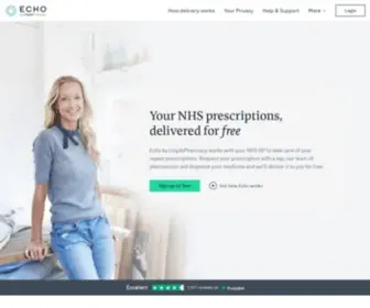 Echo.co.uk(NHS repeat prescriptions delivered) Screenshot