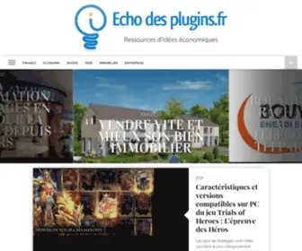 Echodesplugins.fr(L'echo des Plugins : actualités financières) Screenshot