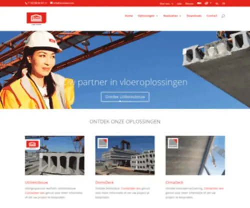 Echodouterloigne.be(Producent van kwalitatieve prefab betonelementen) Screenshot