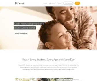 Echoescurriculum.com(Theologically balanced) Screenshot