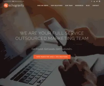 Echogravity.com(IT Staffing Marketing) Screenshot