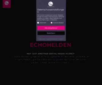 Echohelden.de(Building digital campaigns people talk about) Screenshot