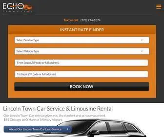 Echolimousine.com(Echo Limousine) Screenshot