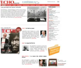 Echomagazine.ch(Echo Magazine) Screenshot