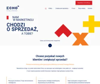 Echomarketing.pl(ECHO to więcej niż agencja marketingowa. Spotęgujemy Twoje wyniki sprzedażowe) Screenshot