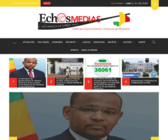 Echosmedias.org(L'information en temps réel) Screenshot