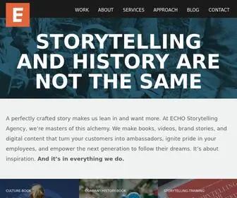 Echostories.com(ECHO Storytelling Agency) Screenshot