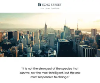 Echostreetcapital.com(Echo Street Capital Management) Screenshot