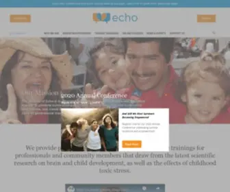 Echotraining.org(Our mission) Screenshot