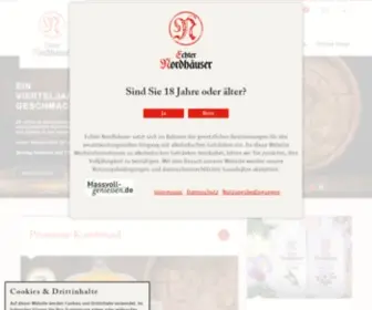 Echter-Nordhaeuser.de(Korn & Doppelkorn und Lik) Screenshot