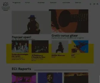 Ecicultuurfabriek.nl(ECI Cultuurfabriek) Screenshot