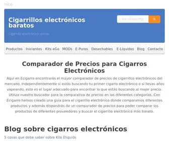 Ecigarro.es(Cigarrillos electrónicos baratos) Screenshot