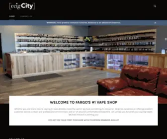 Ecigcitynd.com(Ecig City) Screenshot