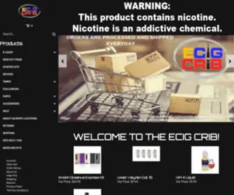 Ecigcrib.com(ECig Crib) Screenshot