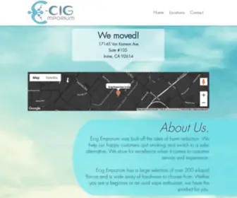 Ecigemporium.com(Vape Shop) Screenshot