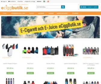 Eciggbutik.se(E-cigaretter och E-juicer fr) Screenshot