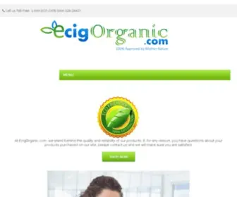 Ecigorganic.com(Ecigorganic) Screenshot