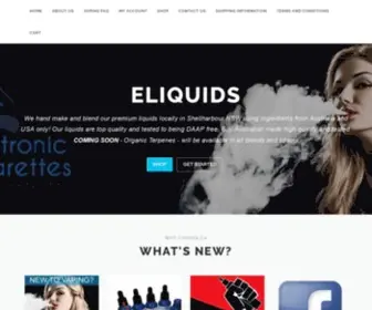 Ecigs.net.au(Electronic Cigarettes Australia Pty Ltd) Screenshot