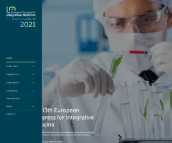 Ecimcongress.com(Integrative Medicine Conference London 2021) Screenshot
