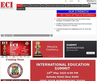 Eciportal.in(Education Council of India) Screenshot