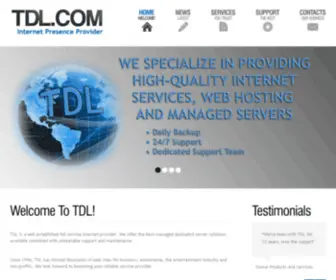 Ecis.com(TDL.com Internet Presence Provider Home) Screenshot