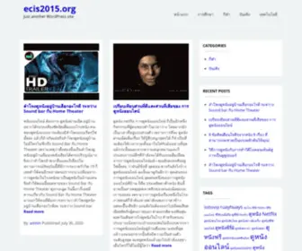 Ecis2015.org(Just another WordPress site) Screenshot