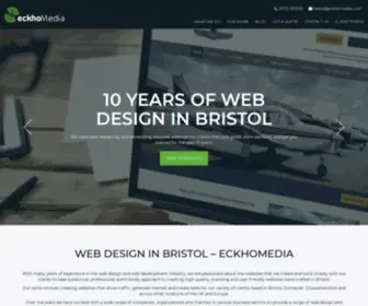 Eckhomedia.com(Web Design Bristol) Screenshot