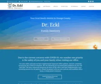 Eckldentistry.com(Your OC local family Dentist) Screenshot