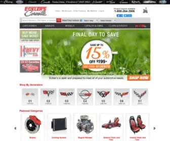 Ecklerscorvette.com(Corvette Parts & Accessories) Screenshot