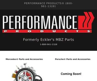 Ecklersmbzparts.com(Performance Products) Screenshot