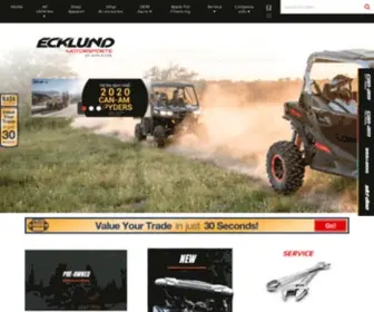 Ecklundmotorsports.com(Home Ecklund Motorsports Appleton) Screenshot