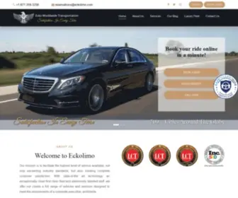Eckolimo.com(Ecko Worldwide Transportation) Screenshot
