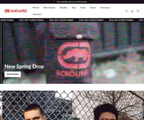 Eckomfg.com(The ORIGINAL Street Wear Brand) Screenshot