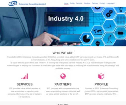 ECL-Consulting.com(Enterprise Consulting Limited) Screenshot