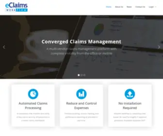 Eclaimsworkflow.com(EClaims Workflow Inc) Screenshot