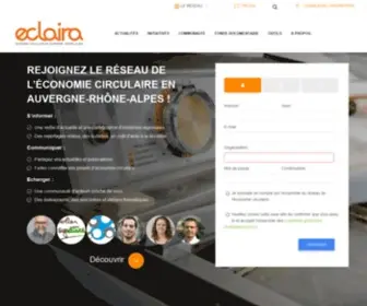 Eclaira.org(Le Réseau de l'économie circulaire en Auvergne) Screenshot
