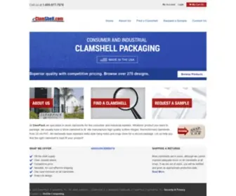 Eclamshell.com(ClearPack Engineering) Screenshot