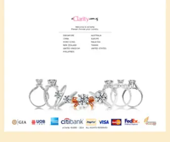 Eclarity.com.sg(Diamonds and Gemstone Engagement Rings) Screenshot