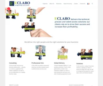 Eclaro.com(Global Staffing Solutions) Screenshot