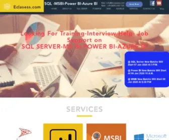 Eclasess.com(Azure BI Realtime Training in Hyderabad) Screenshot